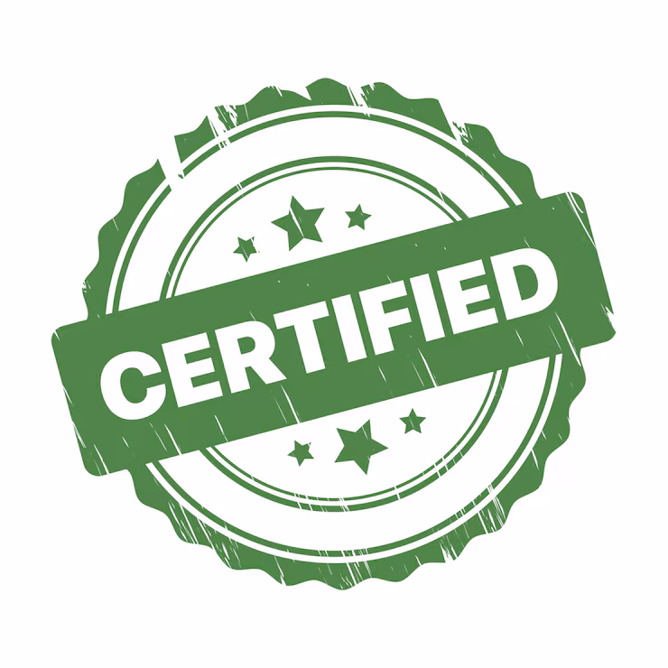 Certified & Verified